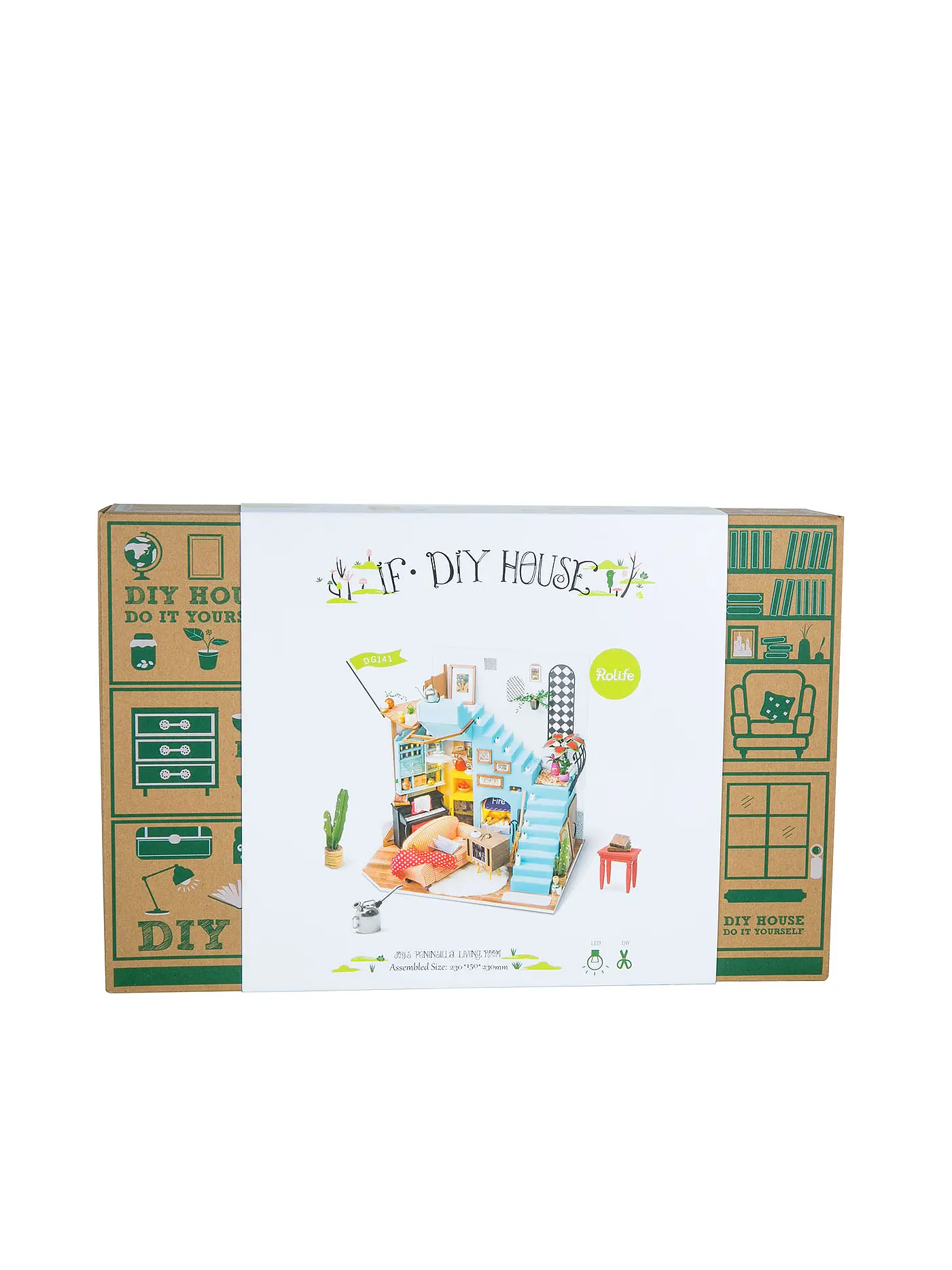 ROBOTIME | Joy's Peninsula Living Room DG141 Mediterranean Miniature | 